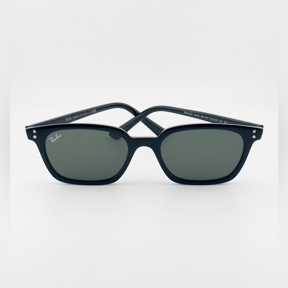 Ray-Ban Zaya Bio Based Sunglasses RB4456F Polished Black Frame Dark Grey Lenses - Picture 9 of 14